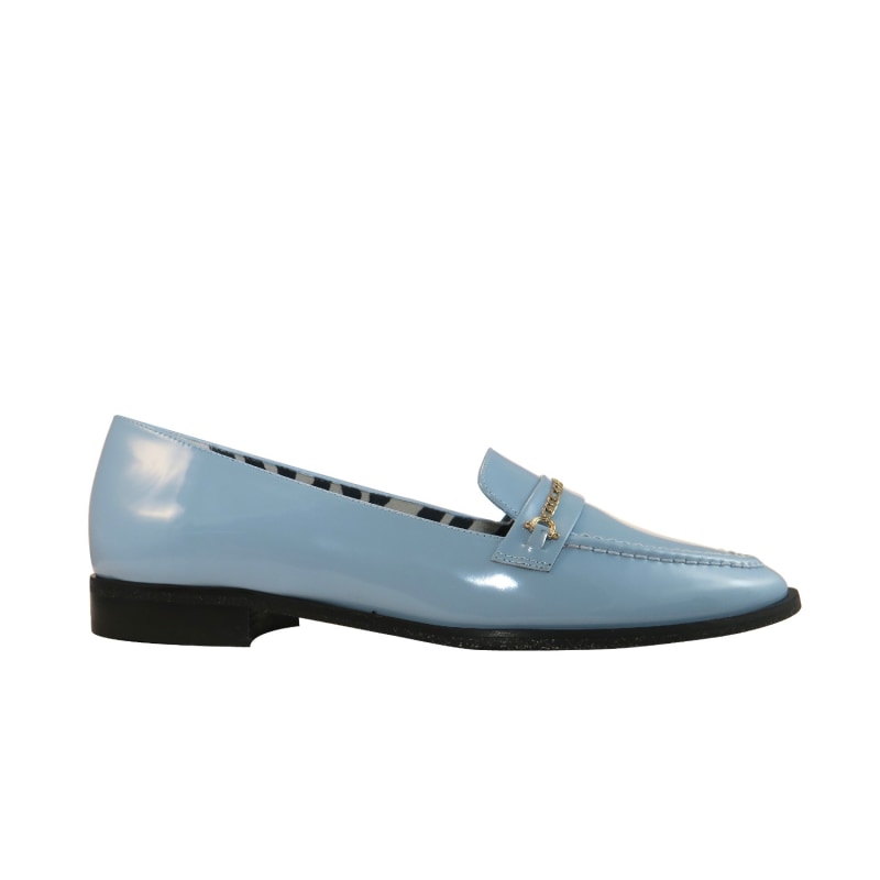 Thumbnail of Charlotte Blue Leather Loafers image