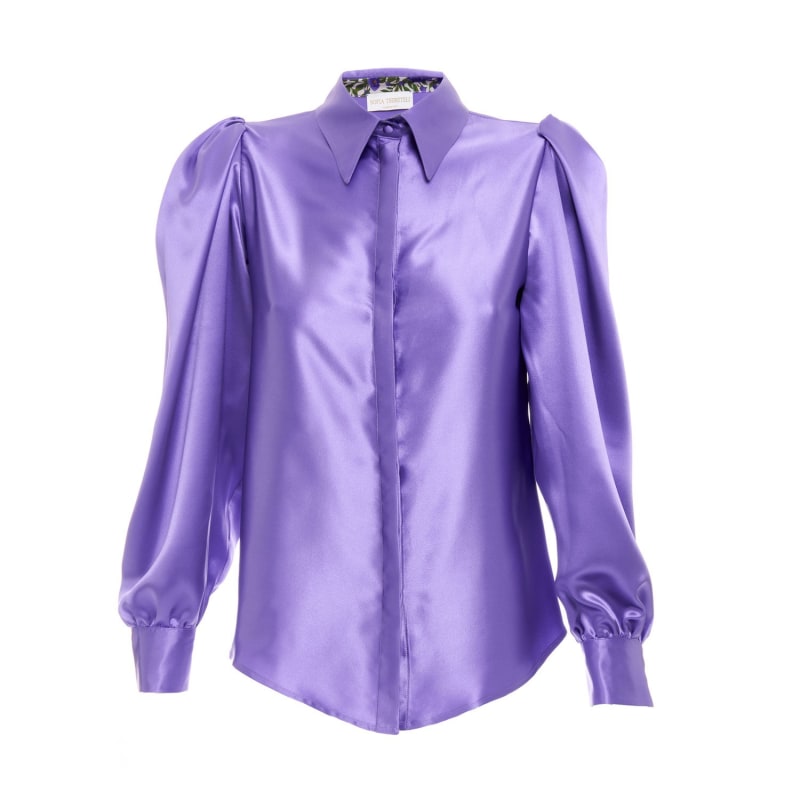 Thumbnail of Purple Silk Blouse image