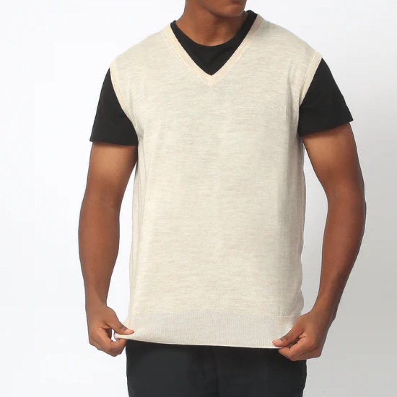 22SS】A&S / Ballon vest cardigan-