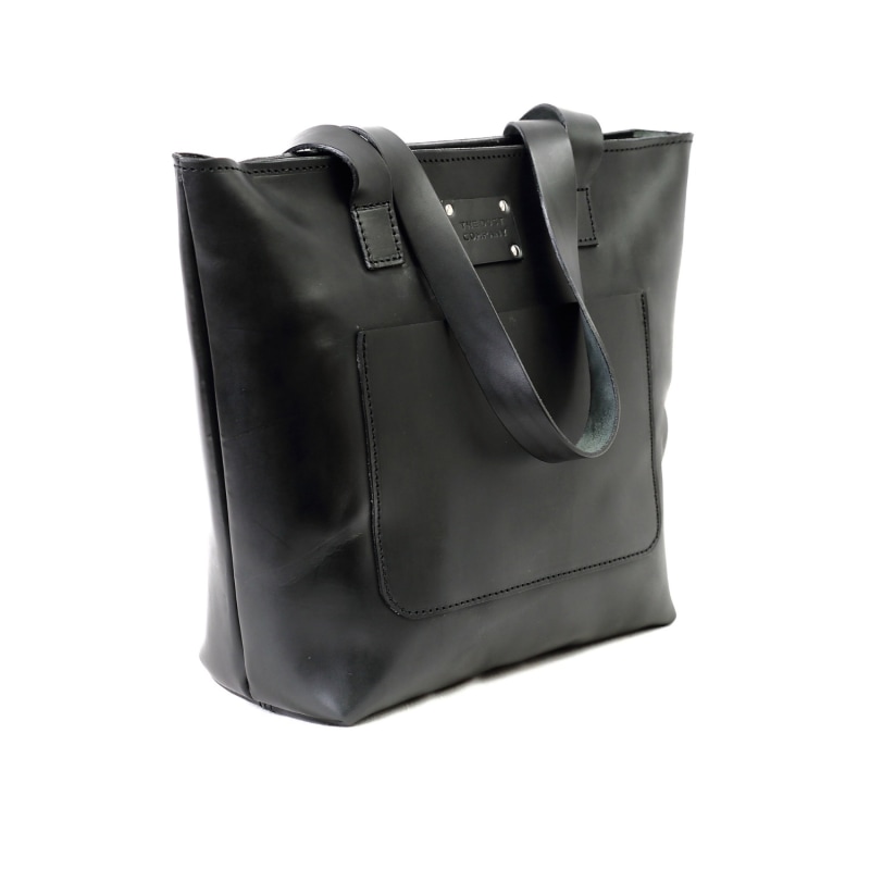 Thumbnail of Leather Tote Cuoio Black image