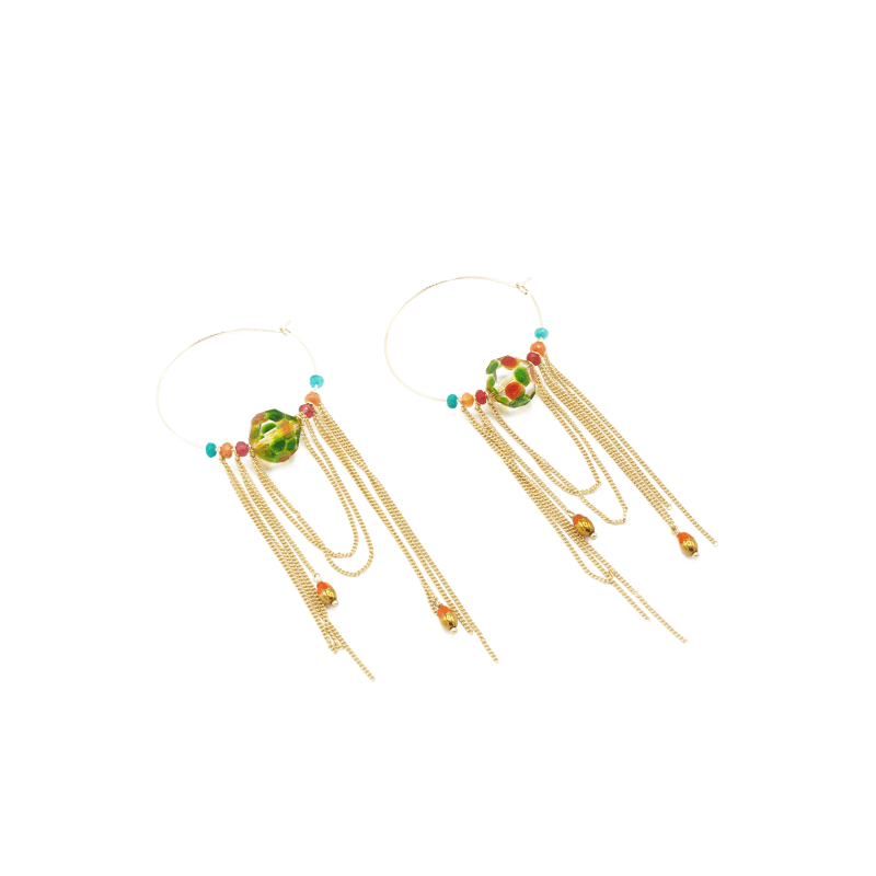 Thumbnail of Kaen Earrings - Green image