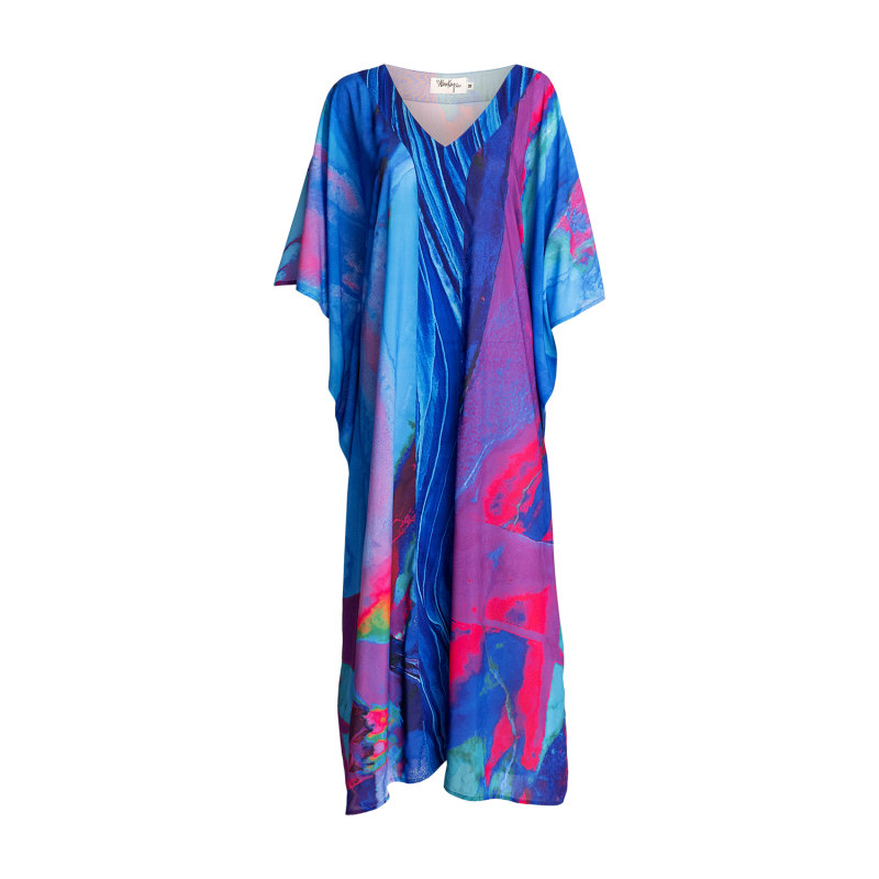 Thumbnail of Kaftan Dress - Blue image