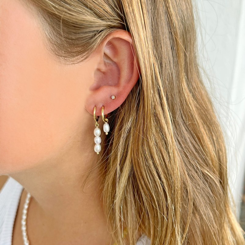 Thumbnail of Cordelia Pearl Earrings image