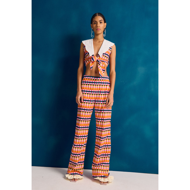 Thumbnail of Kantuta Pants In Toquilla Print image