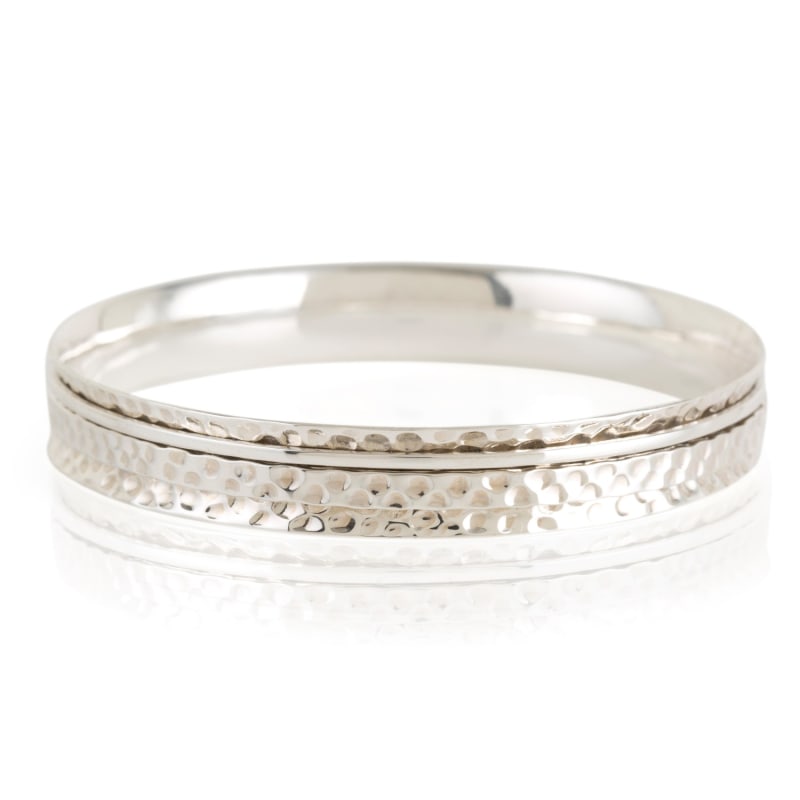 Thumbnail of Karma Abundance Silver Spinning Ring & Bangle Gift Set image