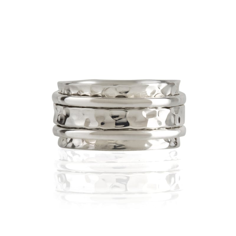 Thumbnail of Karma Abundance Silver Spinning Ring & Bangle Gift Set image