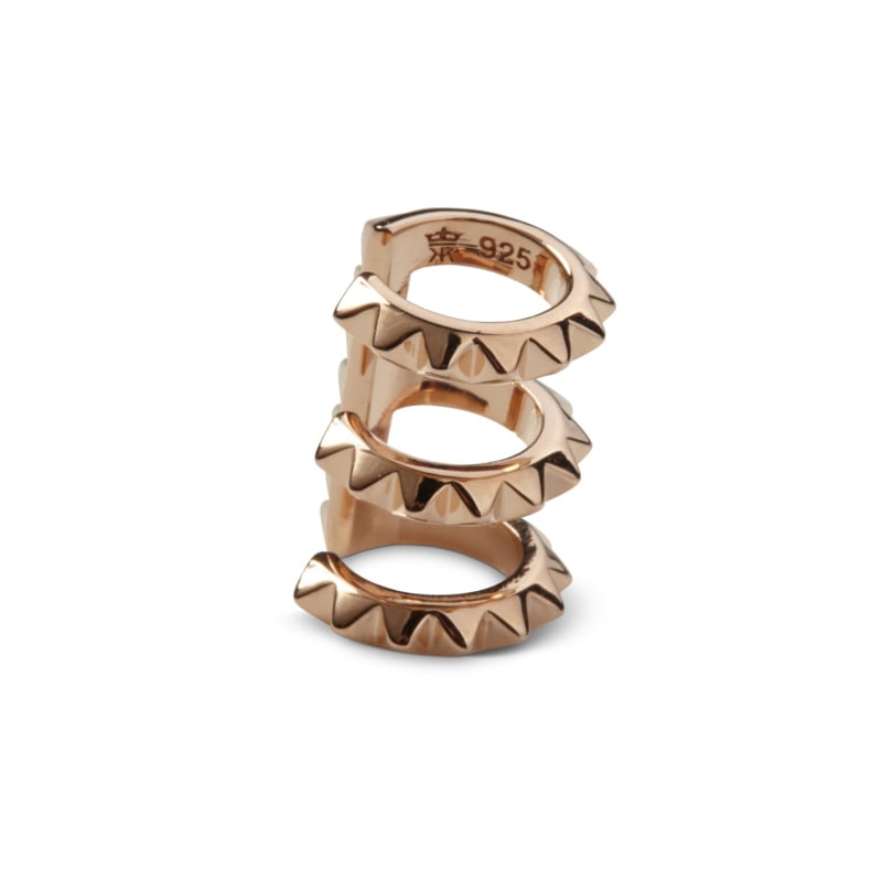 Thumbnail of Croc Triple Ear Cuff Rose Gold image