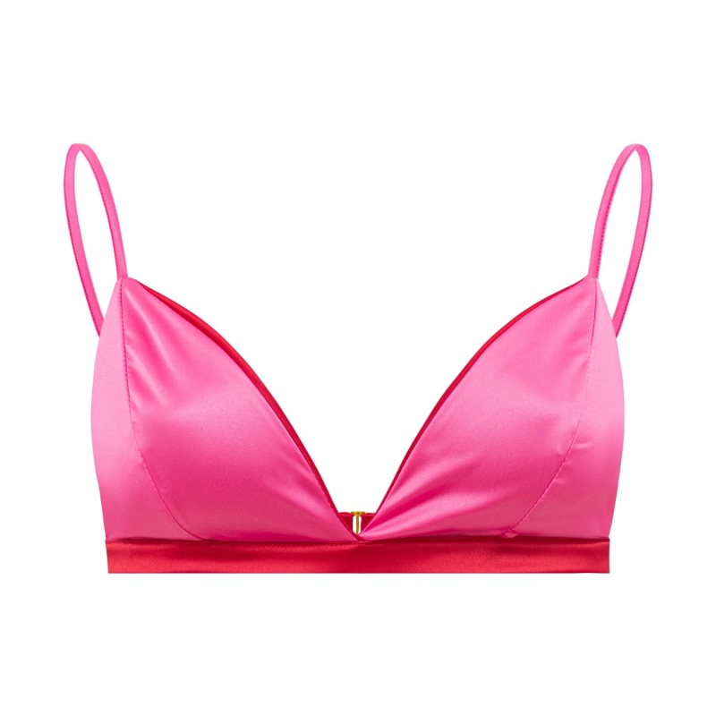 French Kiss Satin Bralette, Ekcentrik