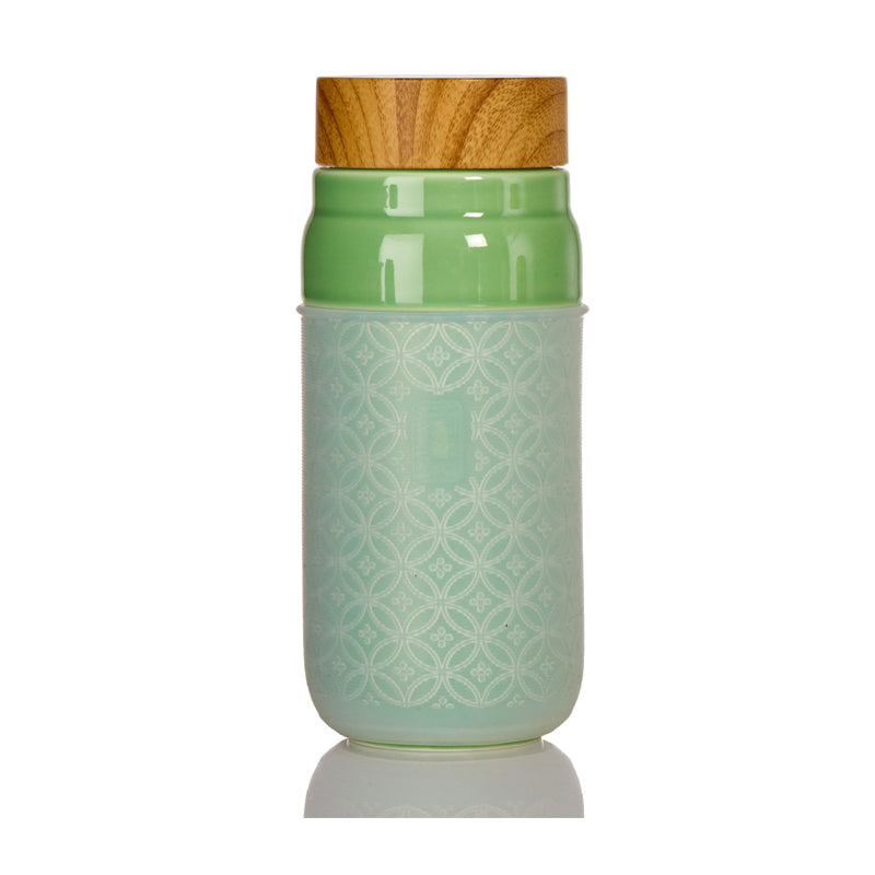 Thumbnail of Simple Is Beautiful Ceramic Tumbler / 17 Oz - Apple Green image