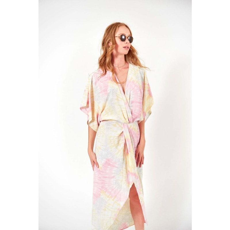 Thumbnail of Joey Maxi Dress - Pink Sorbet Tie Dye image