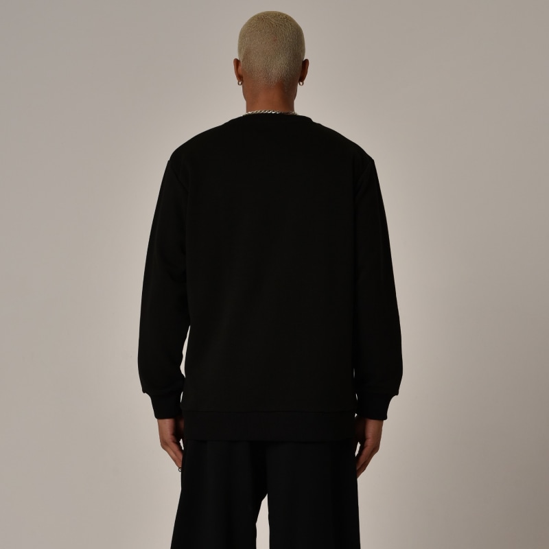 Thumbnail of Keep Out Oversize Sweatshirt Black image