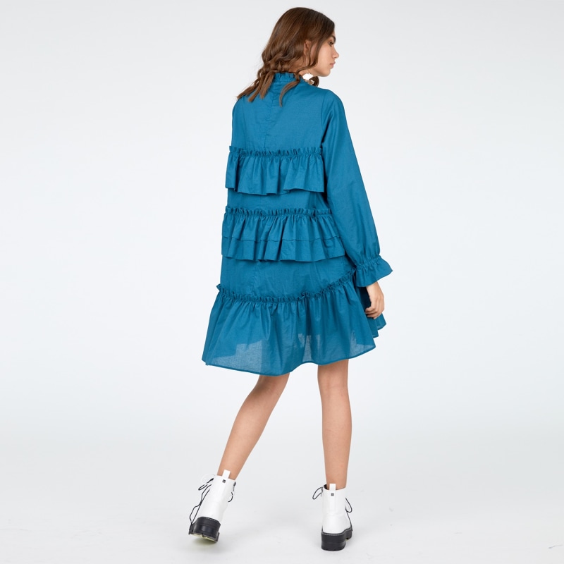 Thumbnail of Nadia Ruffle Cotton Dress image