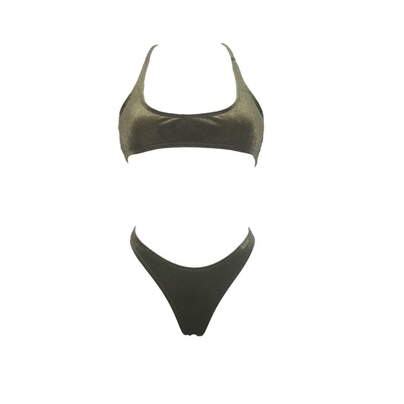 Velvet green bikini 2025