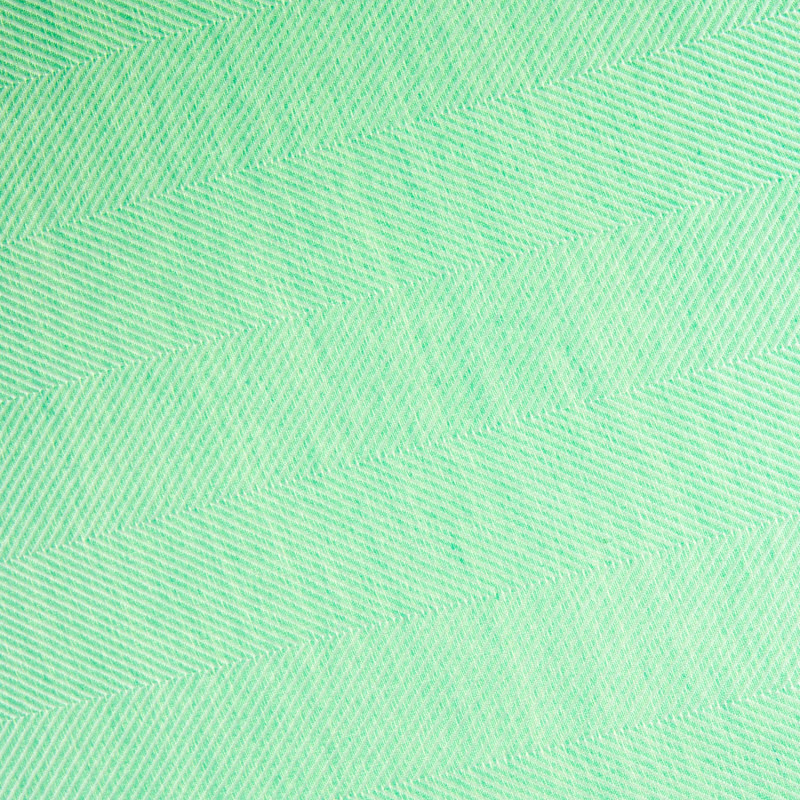 Thumbnail of Marquee Spring Green Herringbone Cashmere & Silk Stole image