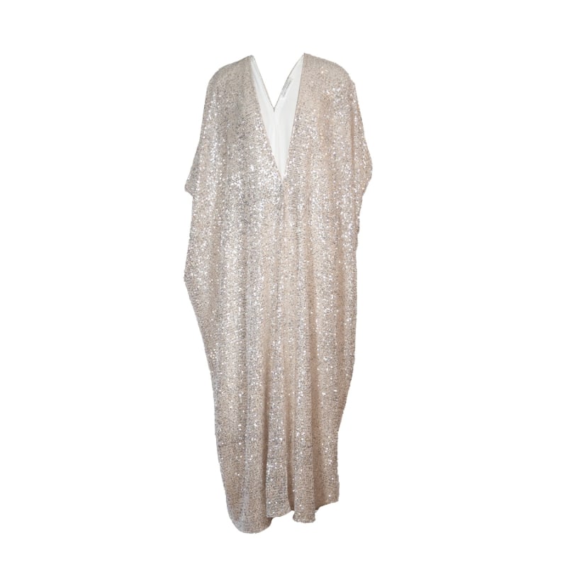 Thumbnail of Champagne Sequined Caftan image