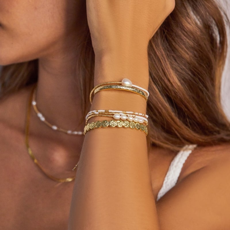 Thumbnail of Seline Gold and Pearl Bracelet image