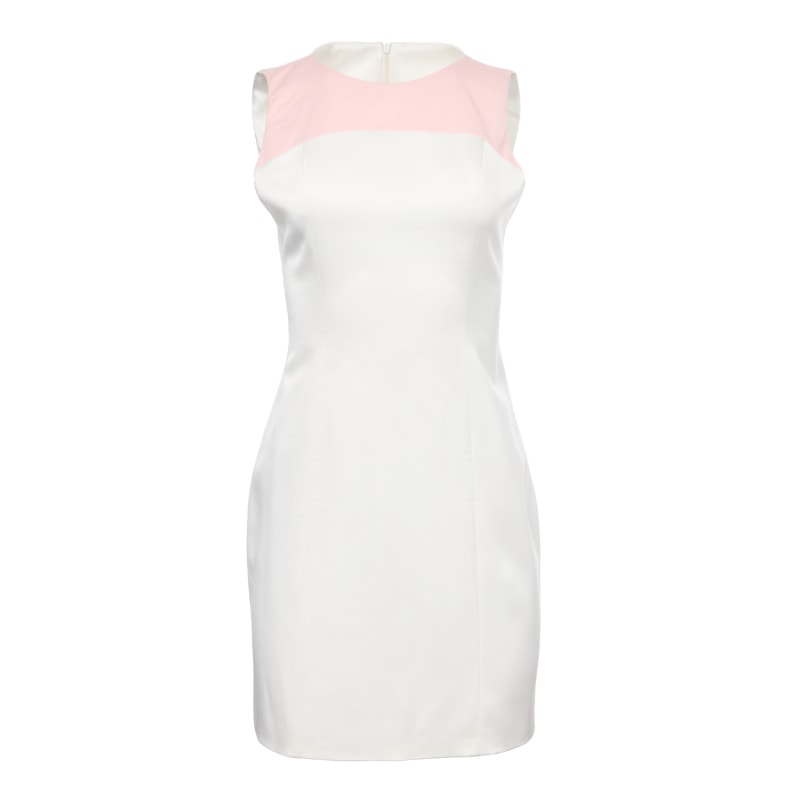 Thumbnail of Kiana White Satin Mini Dress image