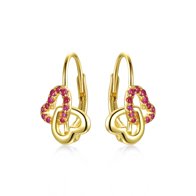 14K Gold Filled Evil Eye Earrings Lever Back / Womens Earrings