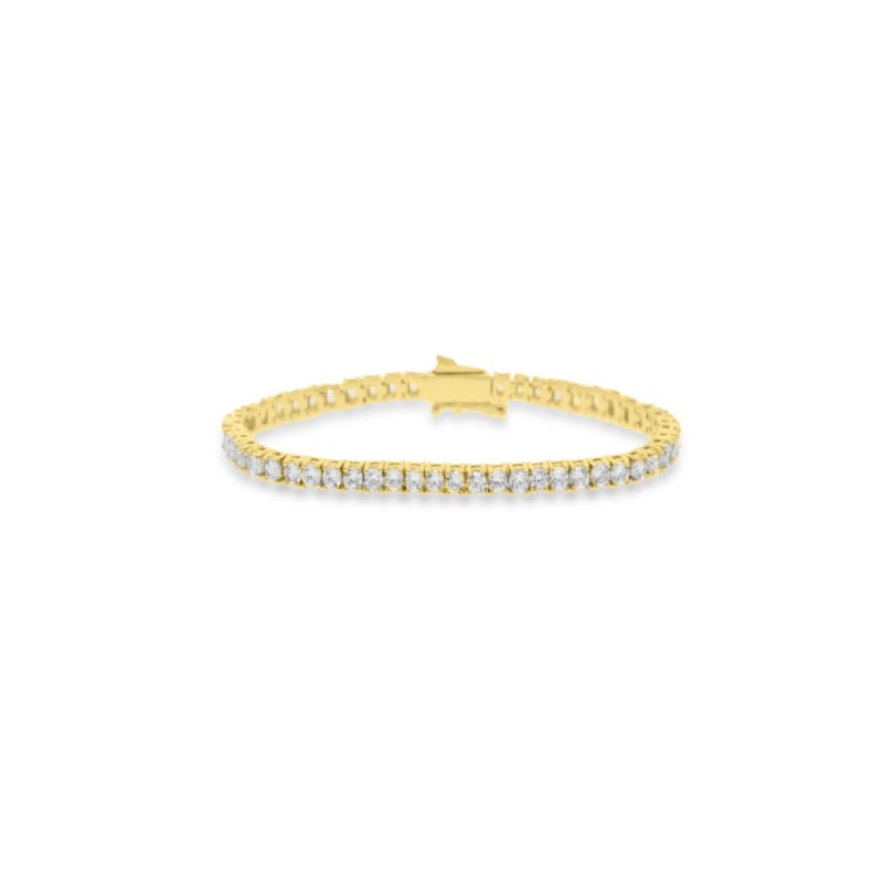 Thumbnail of Kiera Tennis Chain Bracelet - Gold image