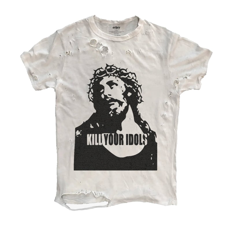 Kill Your Idols Thrasher T Shirt White by Other
