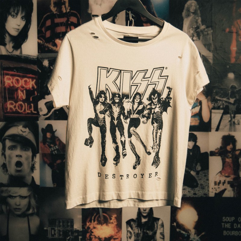 Thumbnail of Kiss - Spirit Of Seventy Six - Vintage T-Shirt - Blonde White image