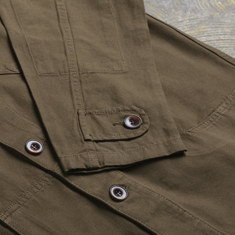 Thumbnail of The 3004 Buttoned Jacket - Khaki image