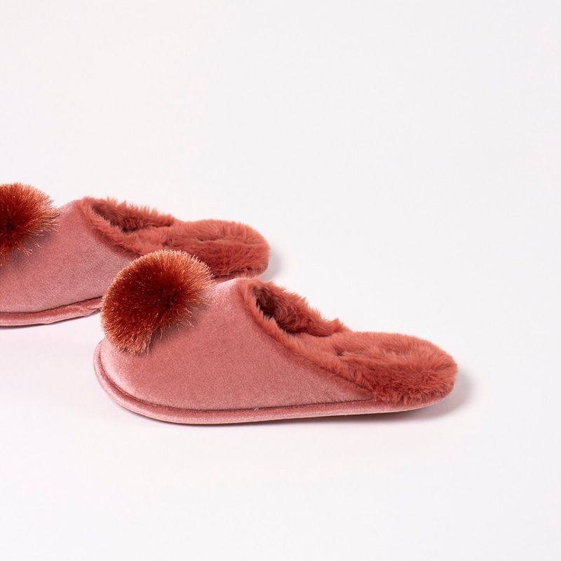 Thumbnail of Coco Mule Slipper In Terracotta image