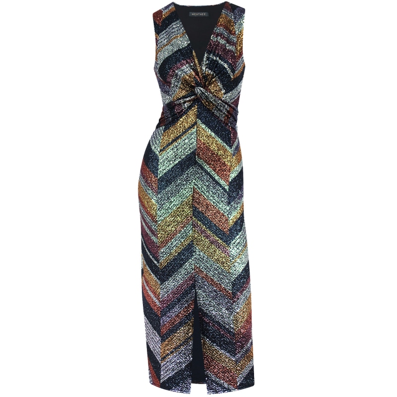 Know The Ropes Metallic Stripe Dress Me & Thee Wolf & Badger