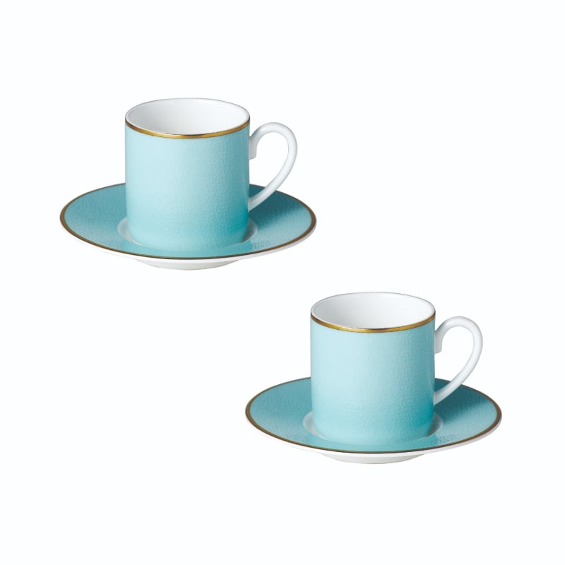 Thumbnail of Charlotte - Set Of Two Espresso Cups & Saucers image