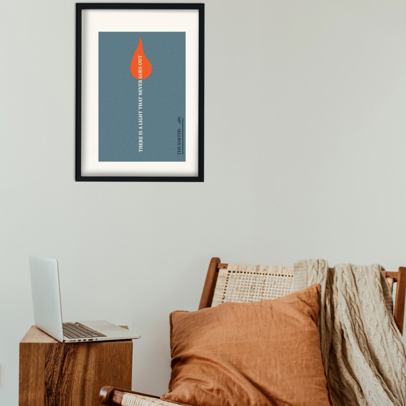 Thumbnail of There Is A Light That Never Goes Out The Smiths Inspired Retro Giclée Art Print image