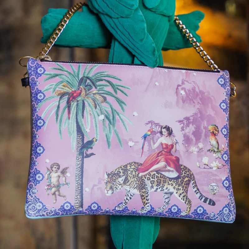 Thumbnail of Mary Cross Body Bag - Pink & Purple image