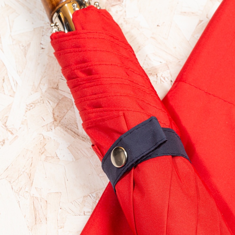 Thumbnail of British Folding Umbrella Red/Marine Blue image