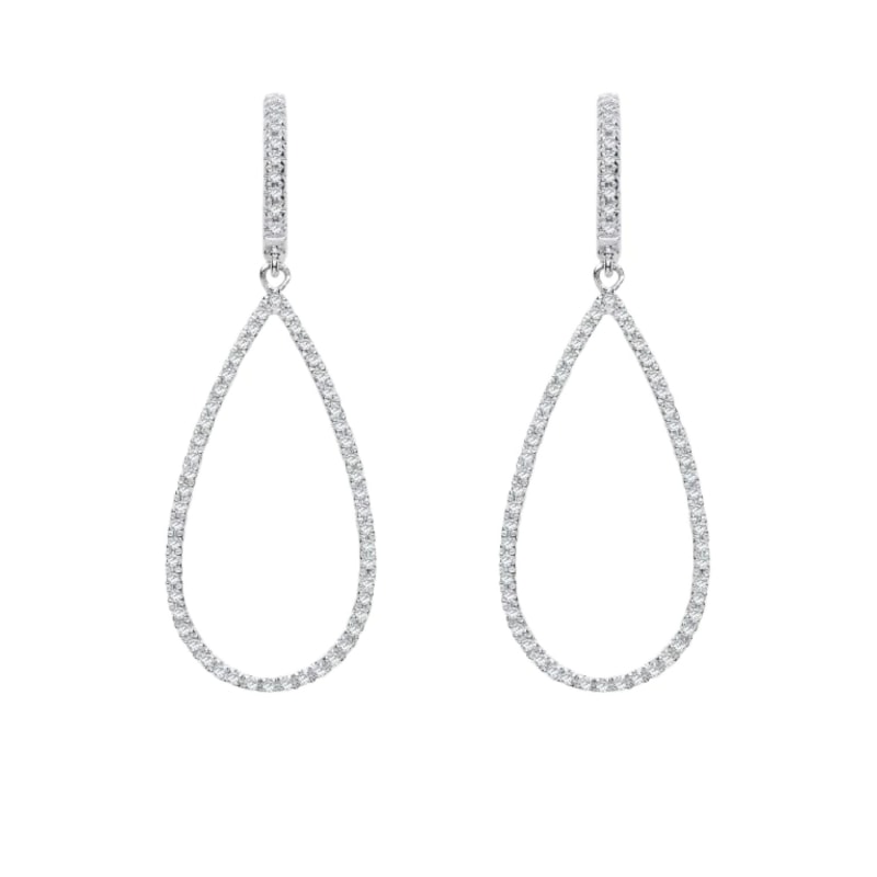 Thumbnail of Diamond Drop Earrings image