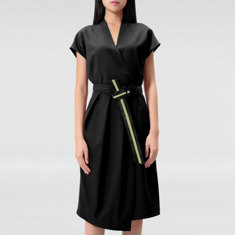 Wrap effect dress cheap