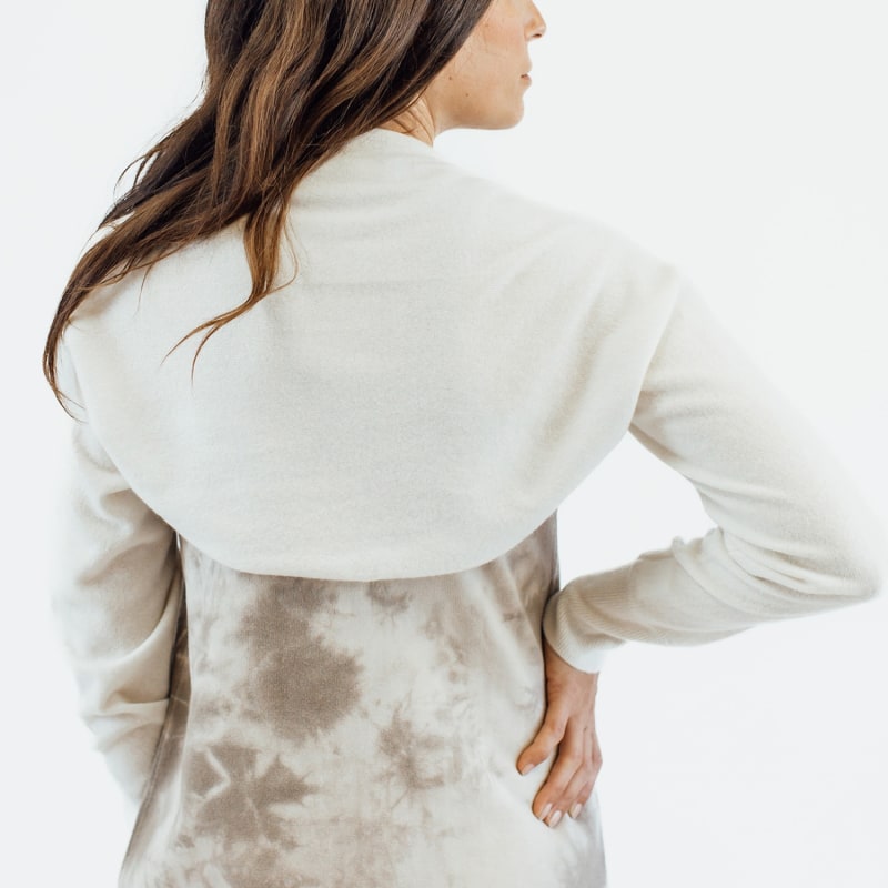 Thumbnail of Cashmere Shrug - White image