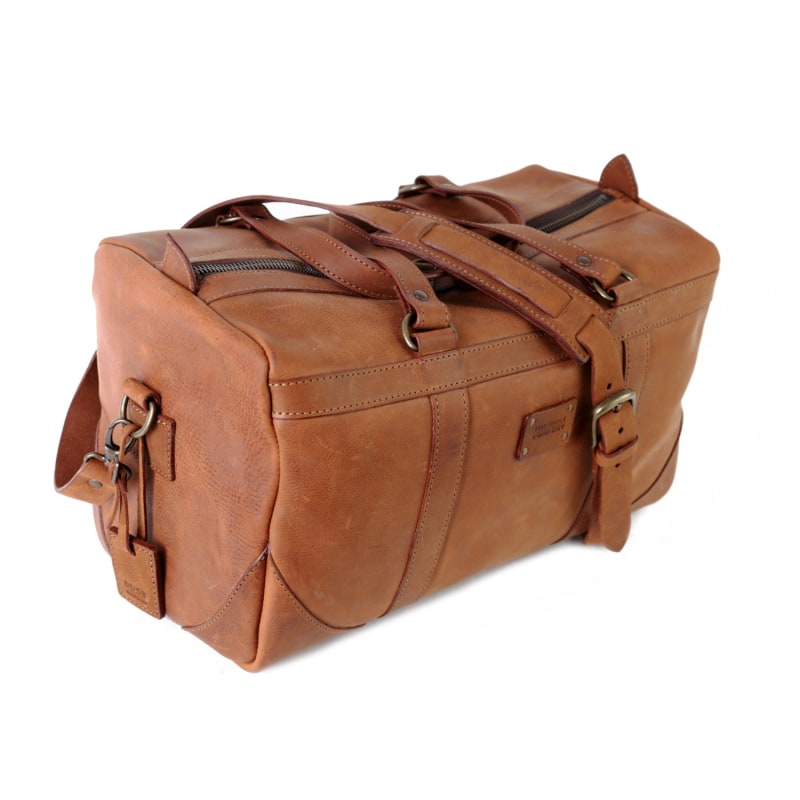 Thumbnail of Leather Duffel Bag Heritage Brown image