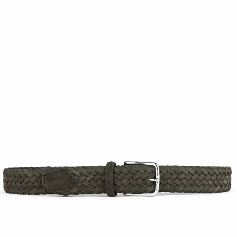 Thumbnail of Braided Suede Belt Green Giuseppe image