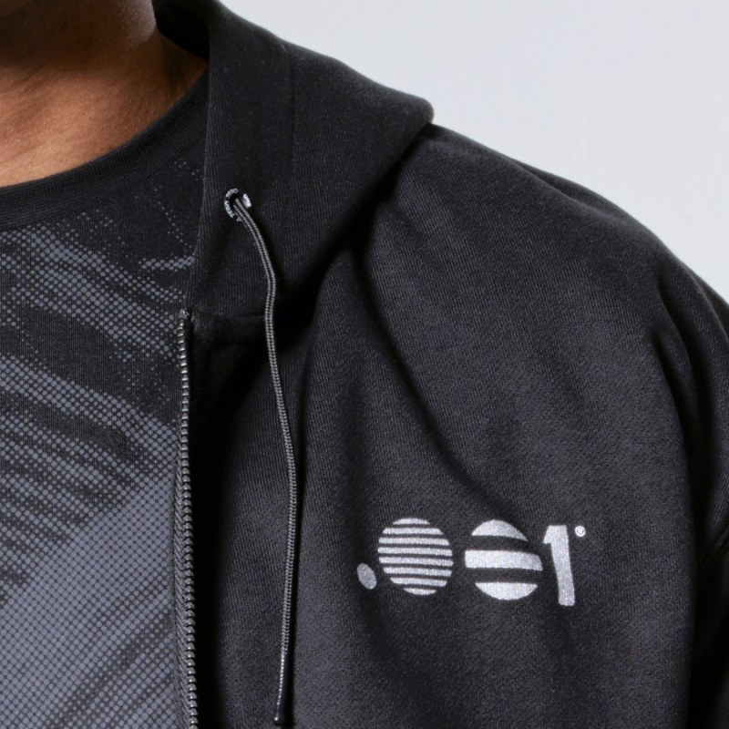 Thumbnail of Mens Zip Logo Hoodie image