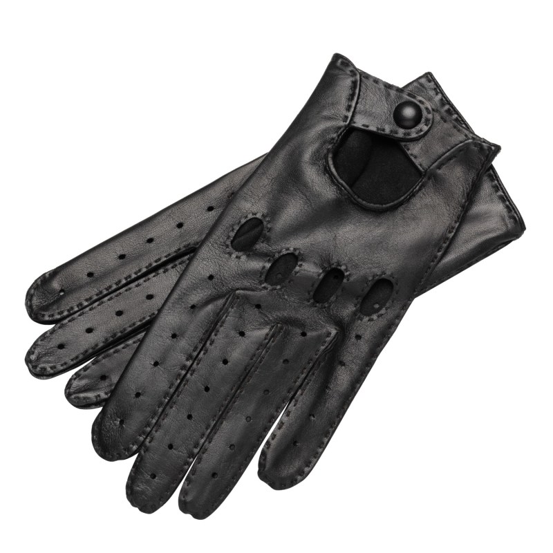 Thumbnail of Rome - Men's Handsewn Lambskin Gloves In Black image