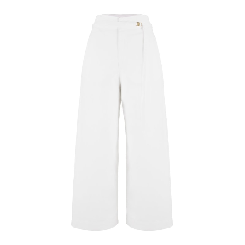 Thumbnail of Florence Organic Cotton Twill Pants In White Dove image