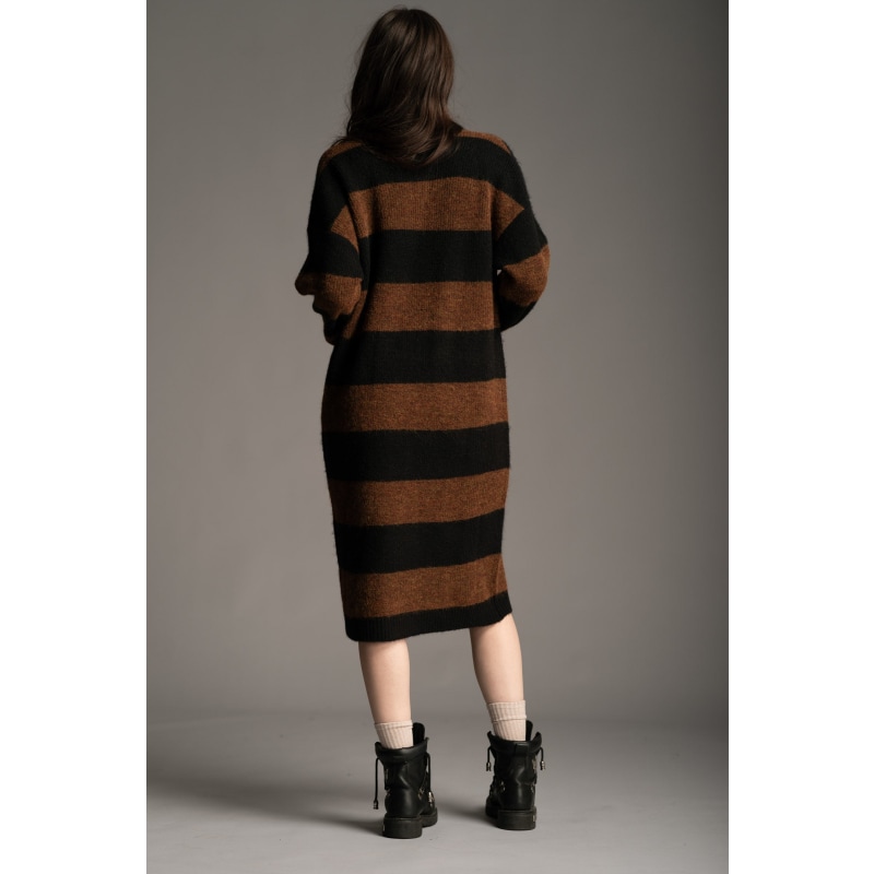 Thumbnail of Kurt Tobacco Striped Cardigan image