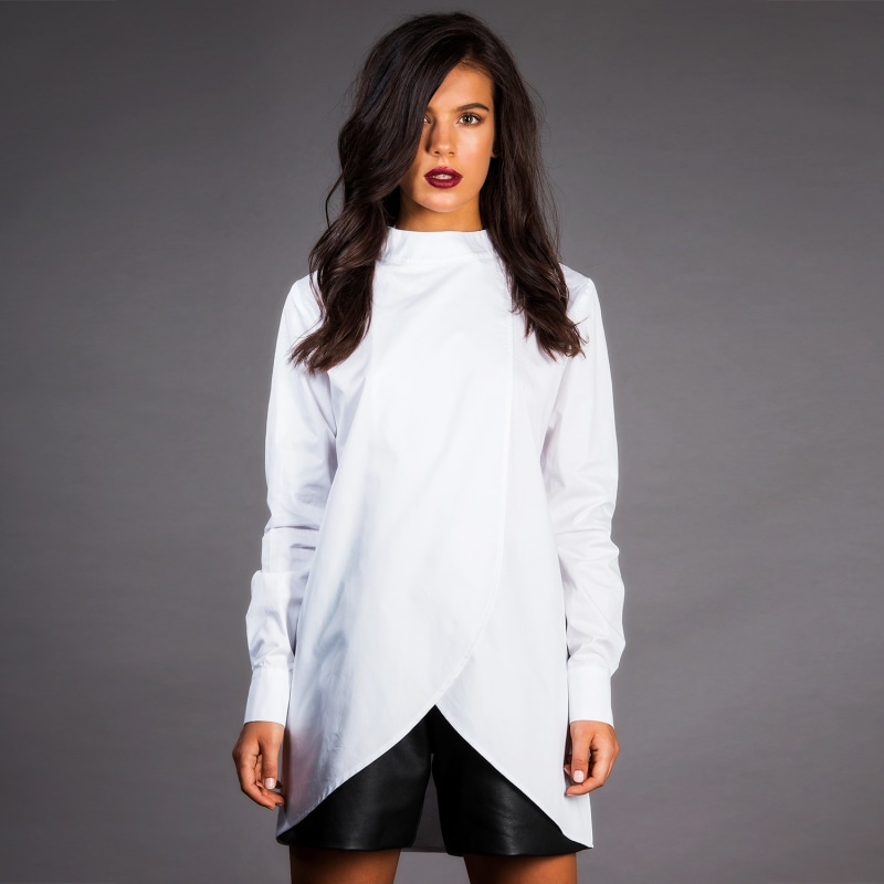 Thumbnail of Cilla White Cotton Shirt image