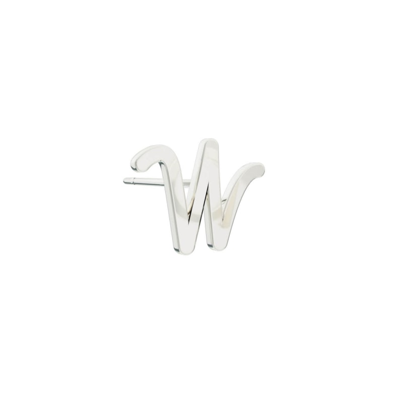 Thumbnail of Alphabet Stud Earring - Silver image