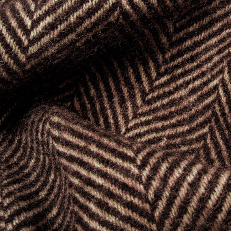 Thumbnail of Evening Tales Pure New Wool Blanket - Brown image