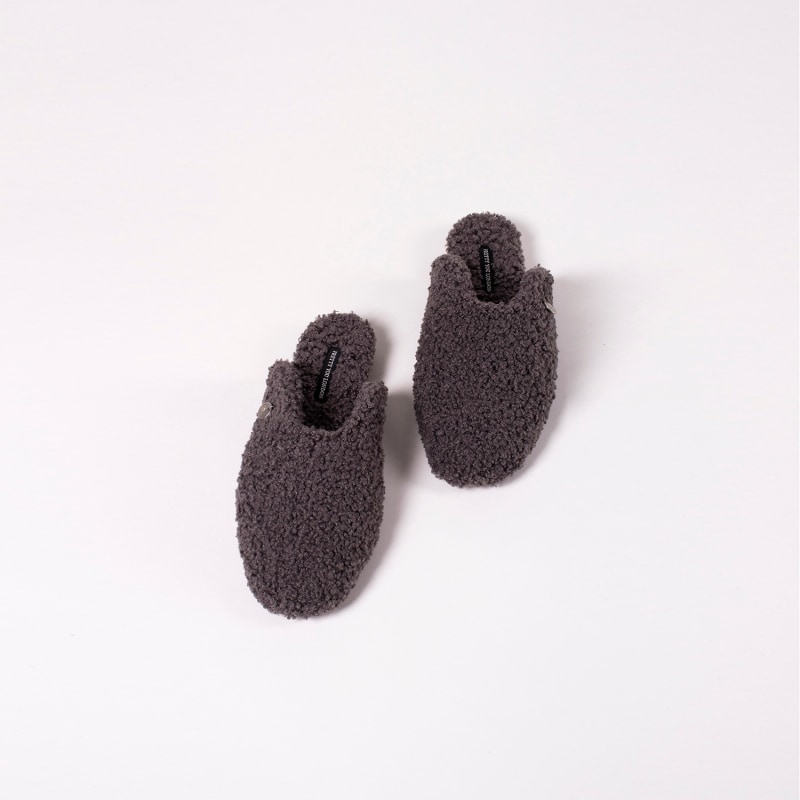 Thumbnail of Carla Indoor Outdoor Mule Slippers In Charcoal image