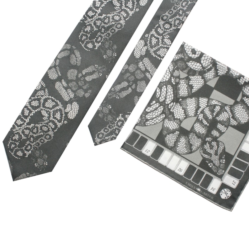 Thumbnail of The Python Tie - Charcoal image