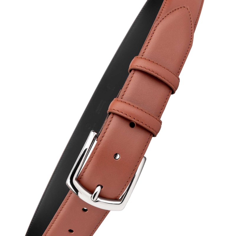 Thumbnail of Classic Leather Belt Cognac Silvio image