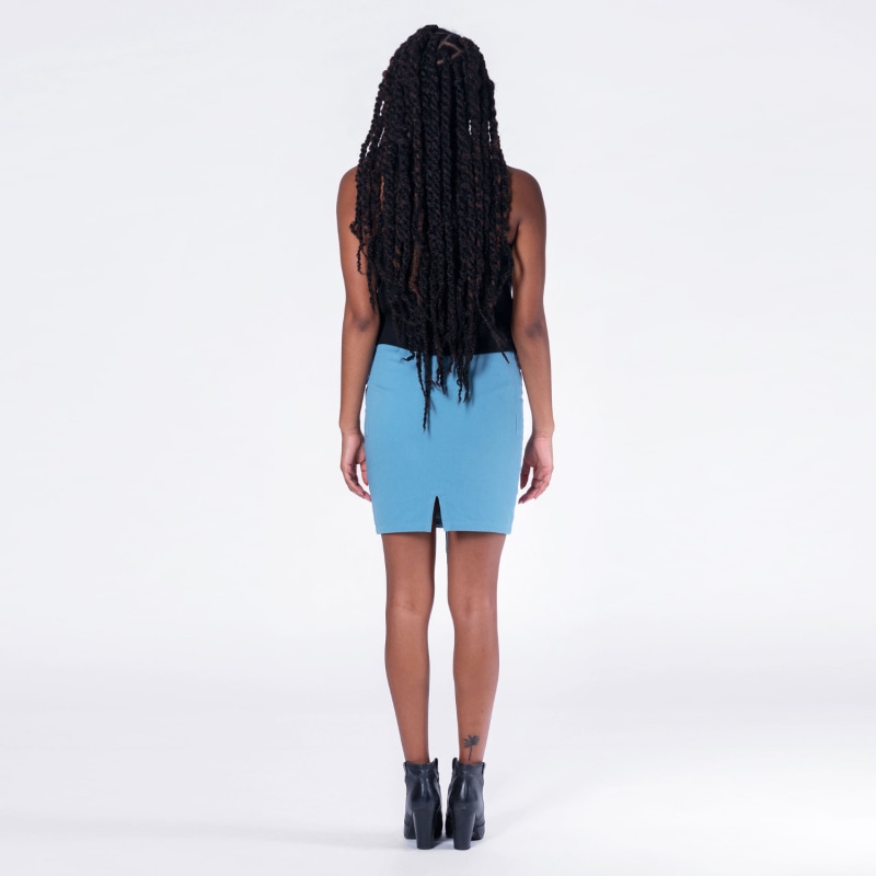 Thumbnail of The Yade Skirt In Blue image