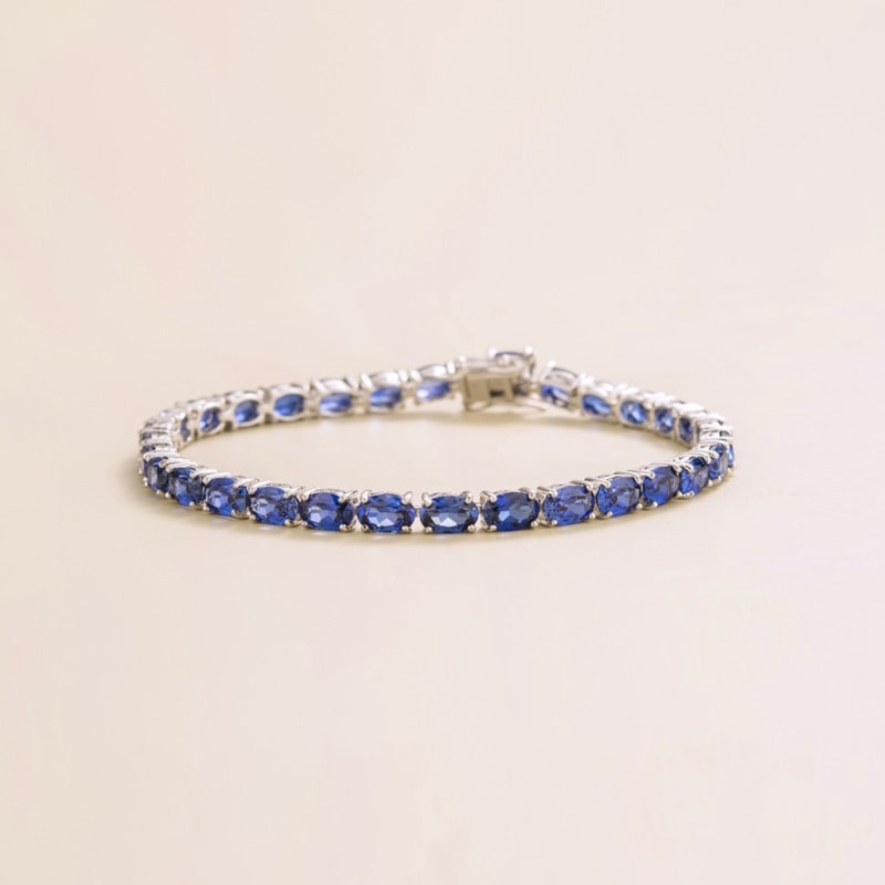 Thumbnail of Salto Tennis Bracelet In Blue Sapphire image