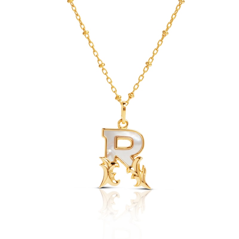 Mother sales initial necklace